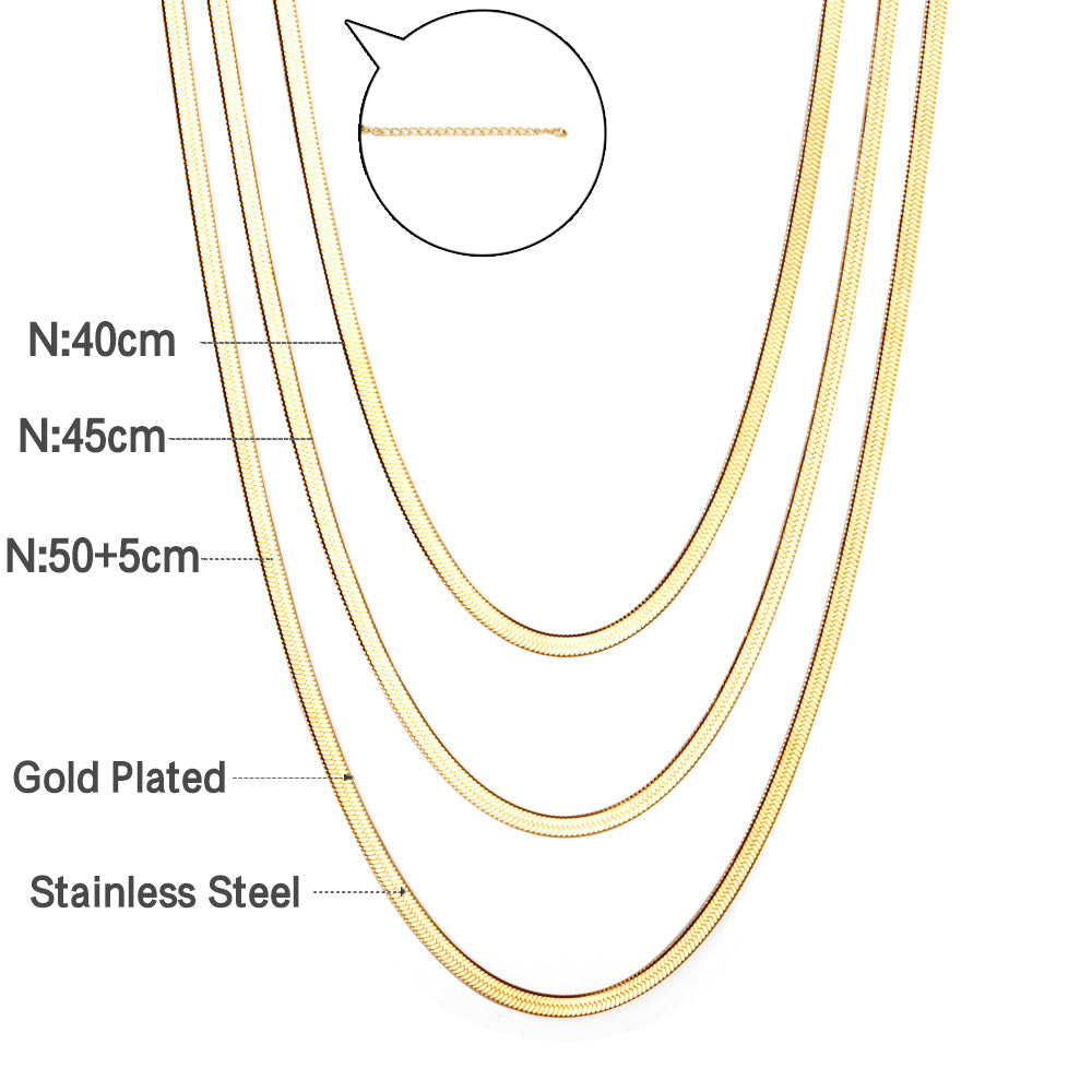 Collar Trío | Bañado en Oro 18K