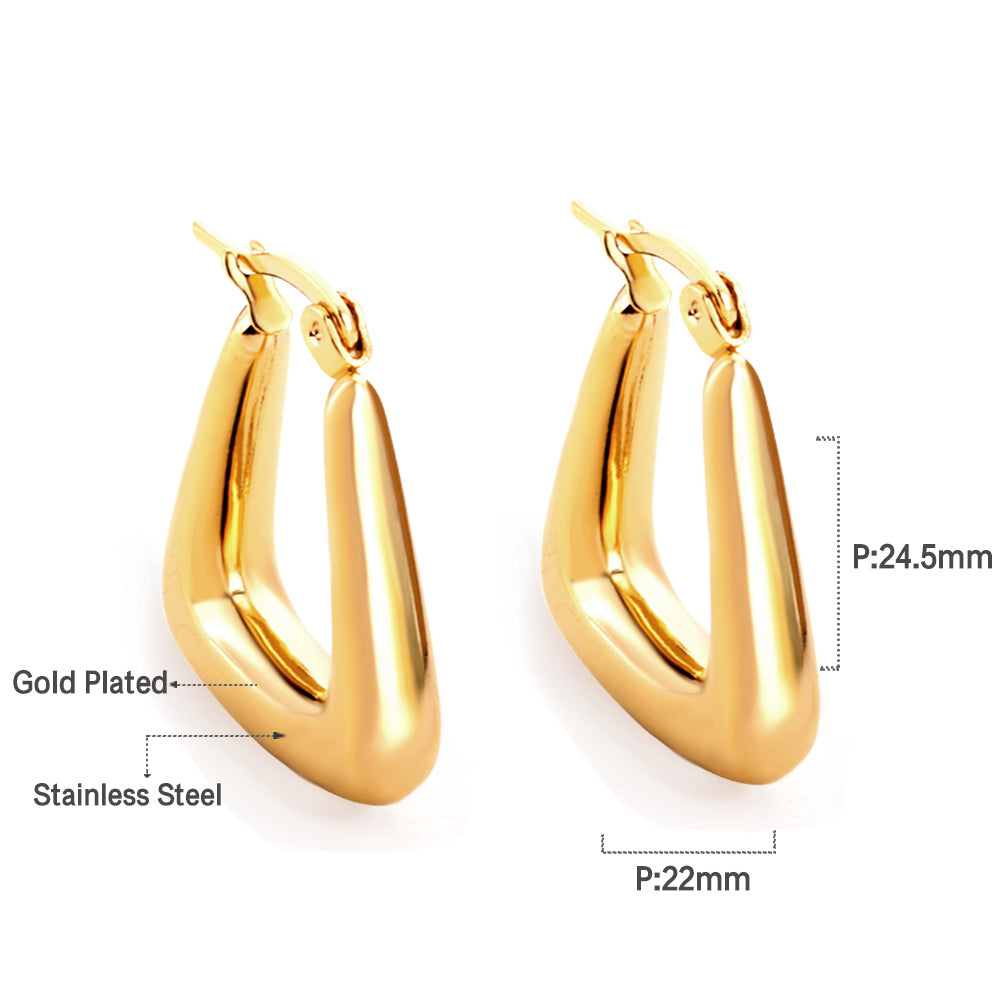 Pendientes Viva | Bañado en Oro 18K