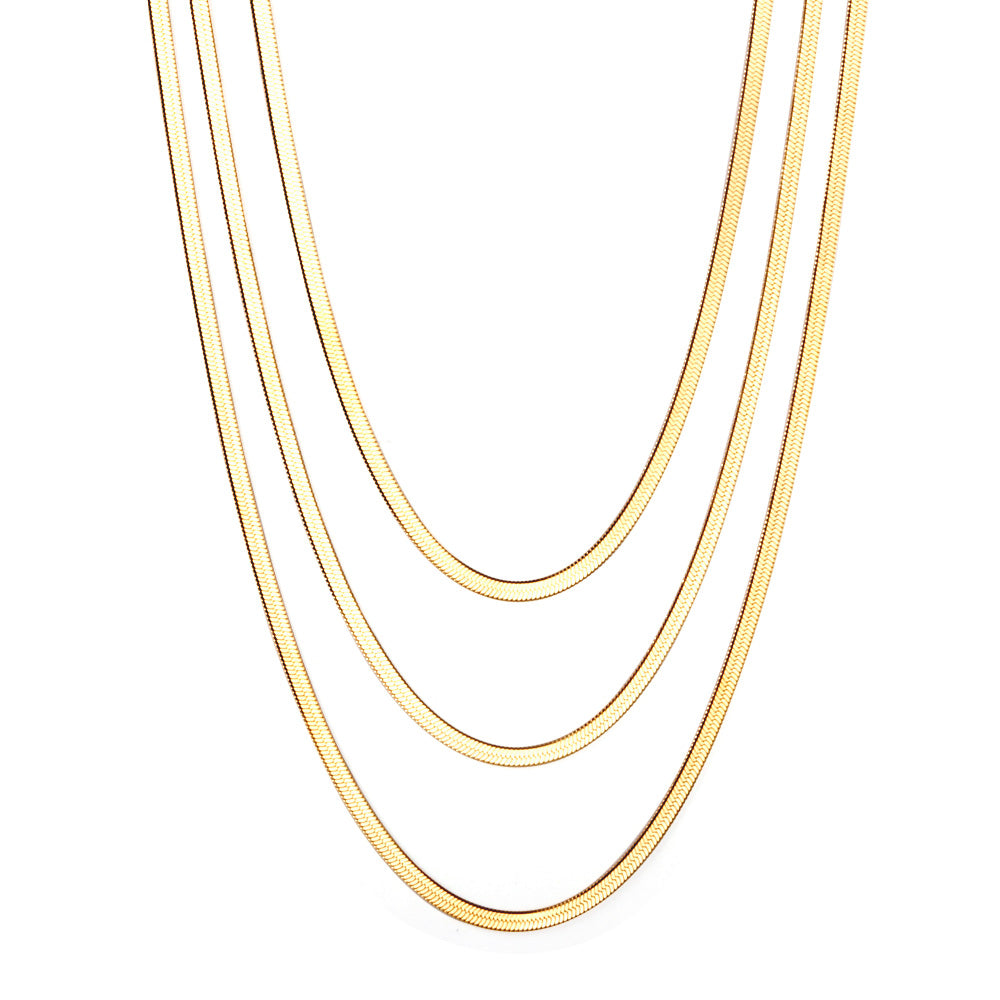 Collar Trío | Bañado en Oro 18K