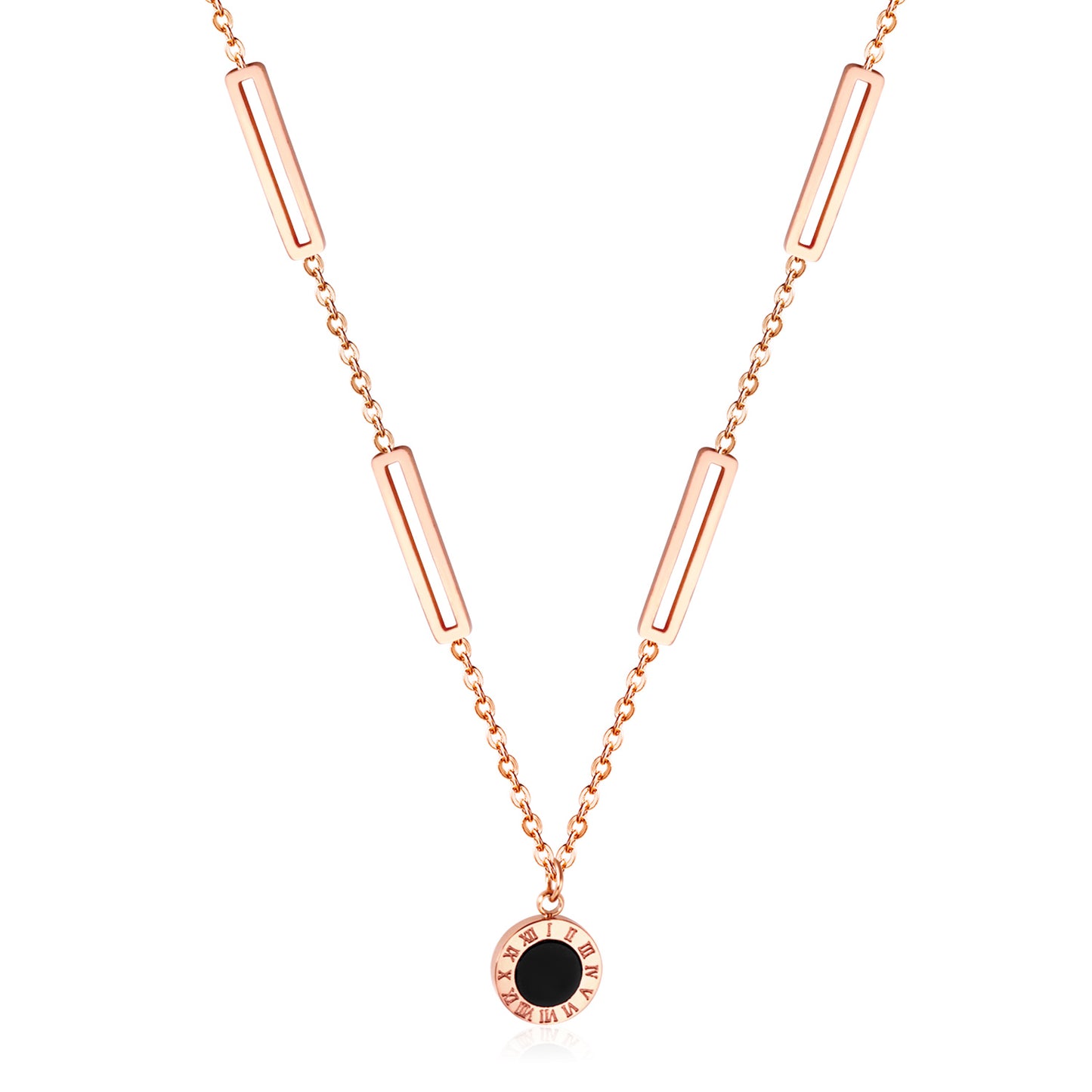 Collar Roma Noire | Bañado en Oro 18K