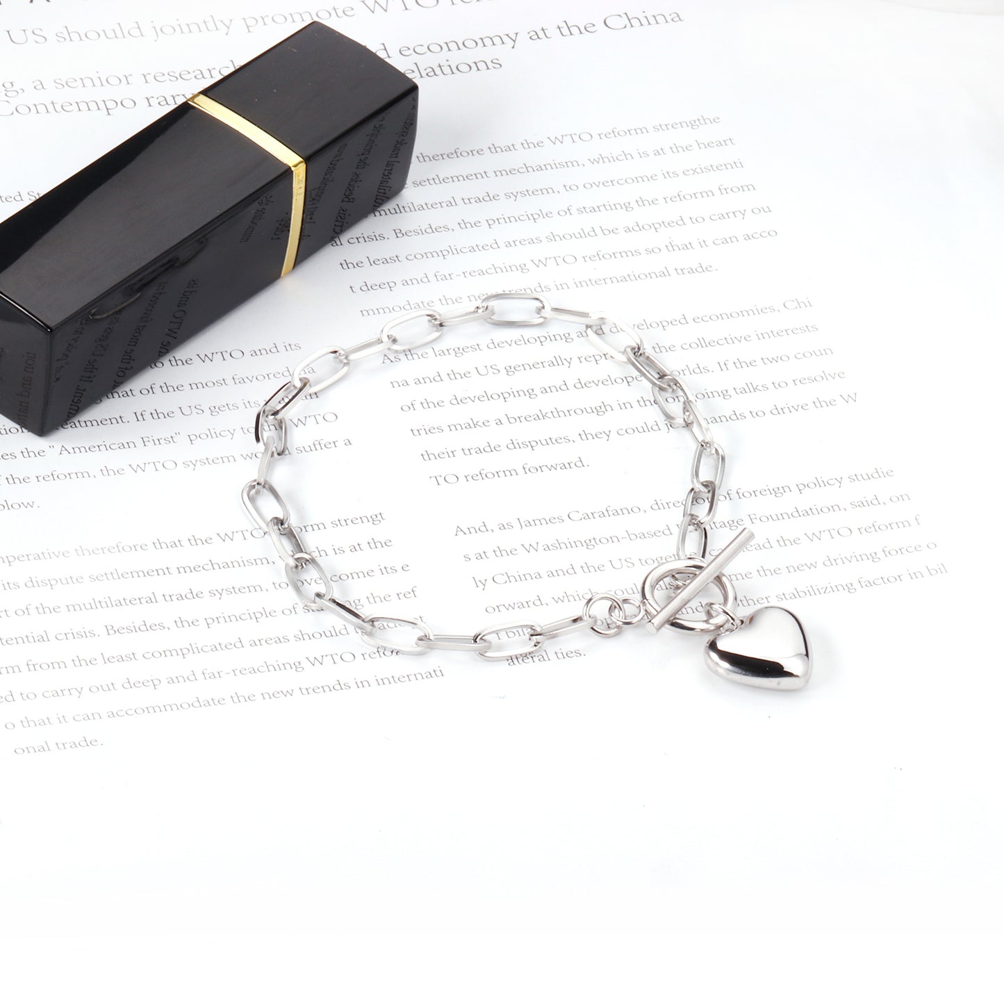 Pulsera Corazón | Bañado en Oro 18K