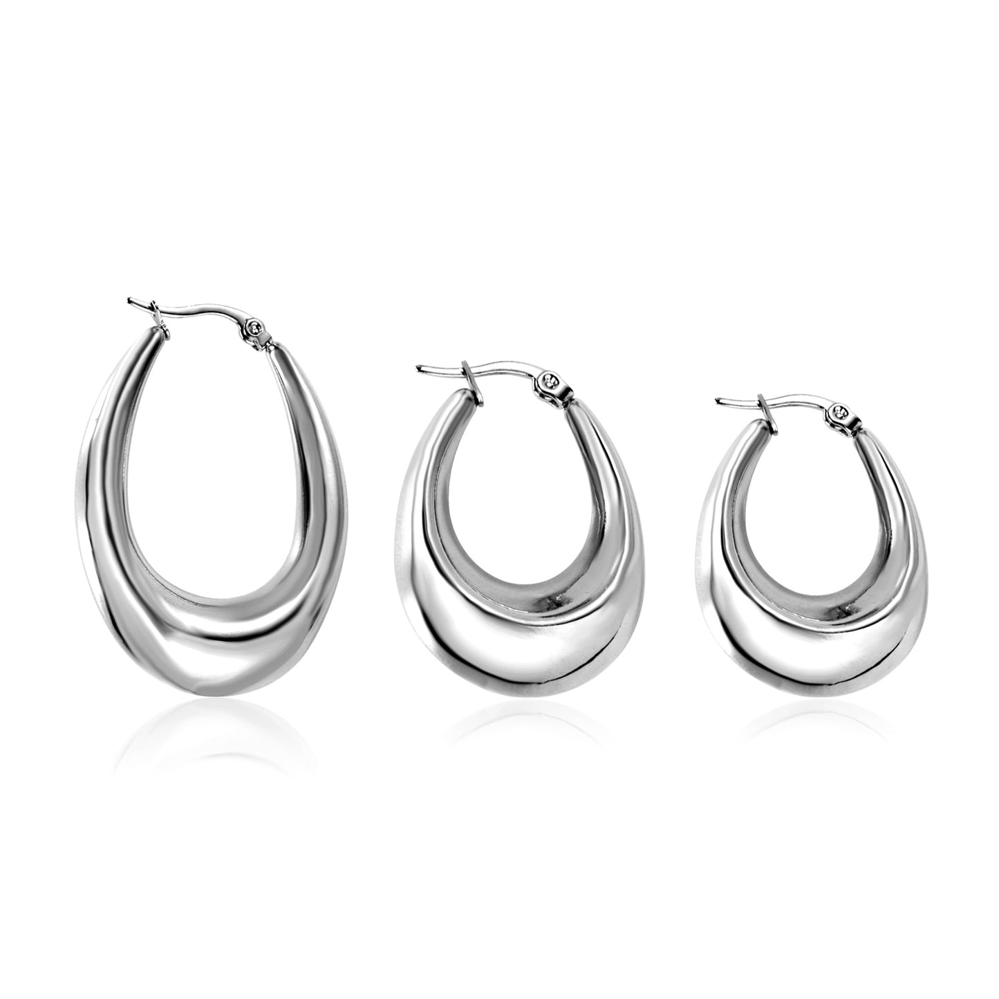 Pendientes Ola | Bañado en Oro 18K