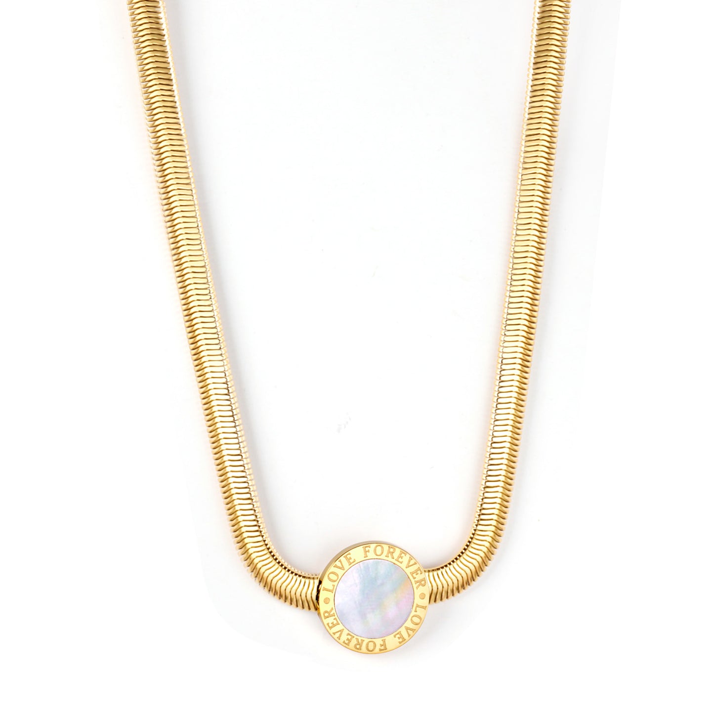 Collar Medalla con Mensaje | Bañado en Oro 18K