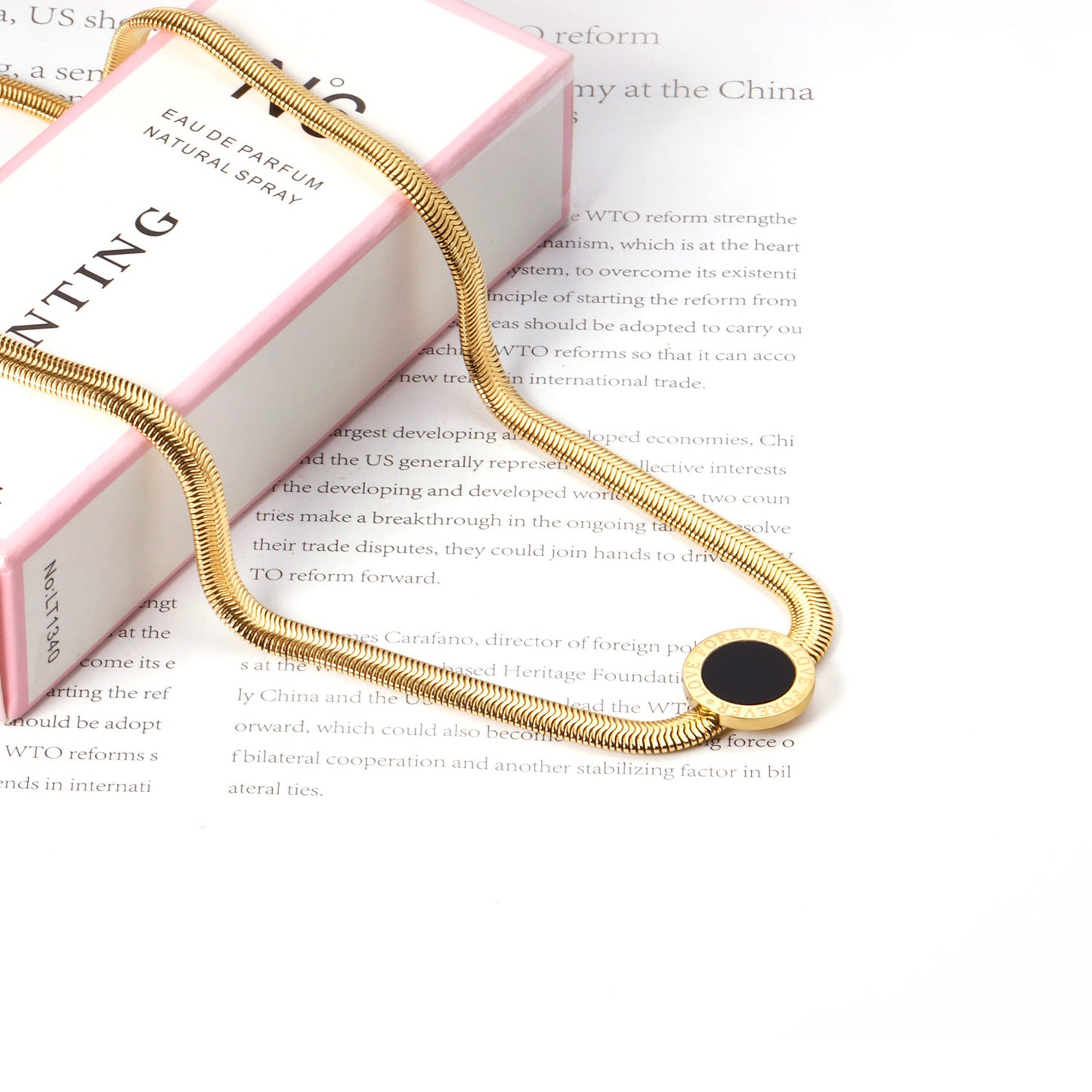 Collar Medalla con Mensaje | Bañado en Oro 18K